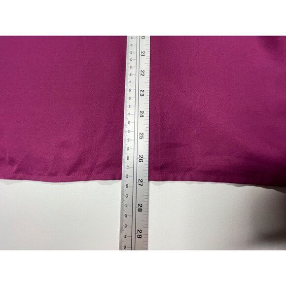 Women's Fuchsia / Wine Blouse - Long Sleeve Tie-Neck By Tres Jolie XL NWT - Picture 7 of 7
